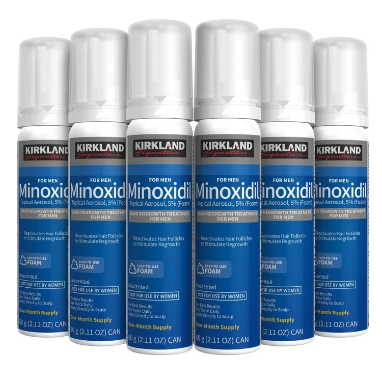 KIRKLAND – ESTIMULA EL CRECIMIENTO DEL CABELLO Y BARBA– MINOXIDIL ESPUMA 60ml