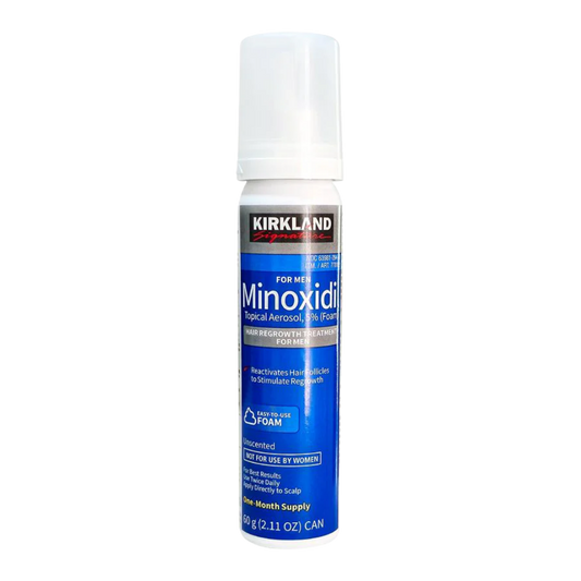 KIRKLAND – ESTIMULA EL CRECIMIENTO DEL CABELLO Y BARBA– MINOXIDIL ESPUMA 60ml
